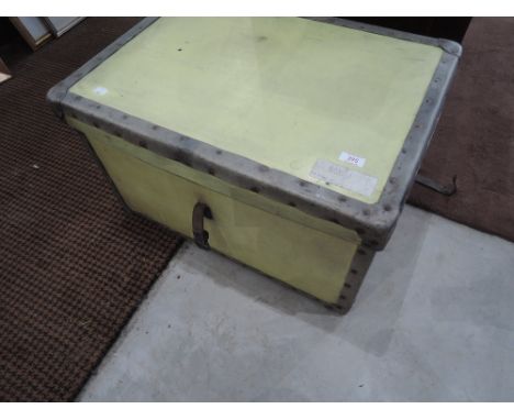 A vintage storage trunk