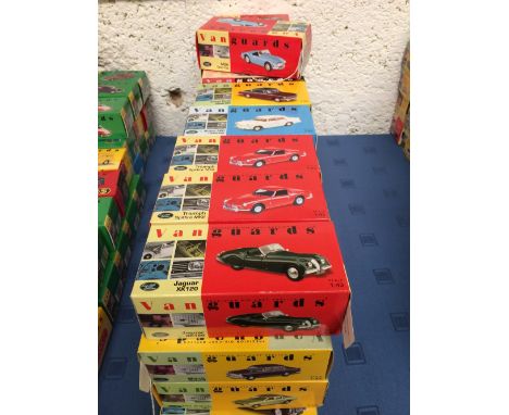 Qty of various Vanguards toy model cars in original boxes