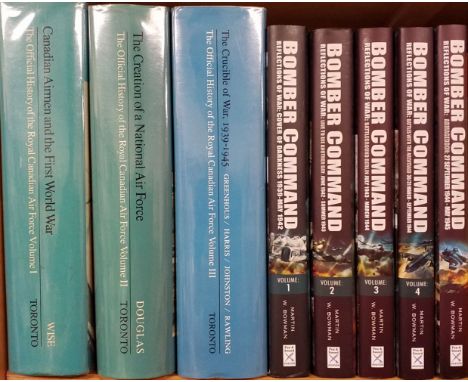 Wise (S. F.). Canadian Airmen and the First World War, 3 volumes, mixed editions, Toronto: University Press, 1981-94, numerou