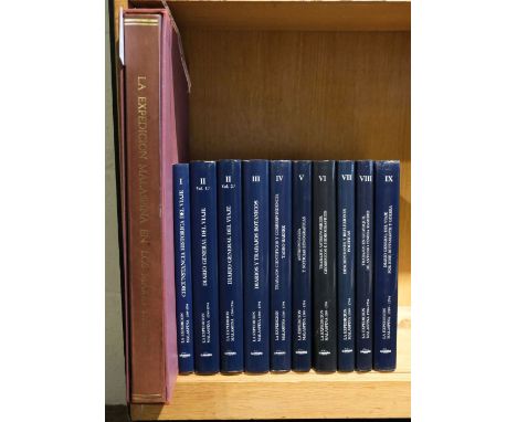 La Expedicion Malaspina. La Expedicion Malaspina 1789-1794, 9 volumes in 10, Madrid: Lunwerg Editores, 1987-1999, numerous co