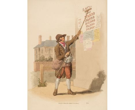 Pyne (William Henry). The Costume of Great Britain, William Miller, 1808, [plate 18 watermarked 1817], half-title, hand-colou