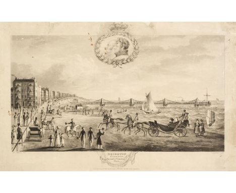 * Brighton. Sutherland (Thomas), Brighton, England's Favourite Watering Place, George Atkinson, 1825, uncoloured aquatint aft