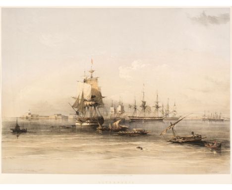 * Roberts (David). Alexandria, F. G. Moon, 1848, hand-coloured lithograph, 400 x 525 mm, mounted, framed and glazedQty: (1)
