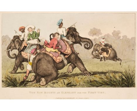 * [D'Oyly (Charles)]. 24 plates from Tom Raw, The Griffin: A Burlesque Poem in twelve cantos: Illustrated by twenty-five engr