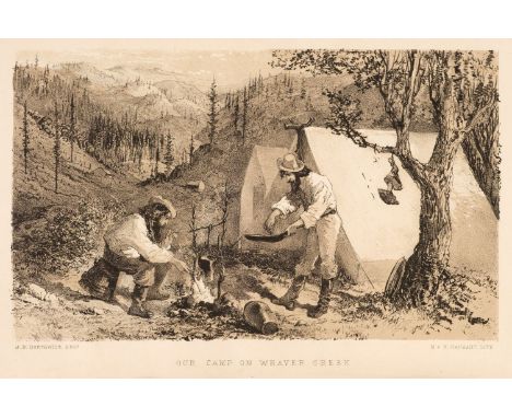 Borthwick (John David). Three Years in California, 1st edition, Edinburgh and London: William Blackwood, 1857, 8 tinted litho