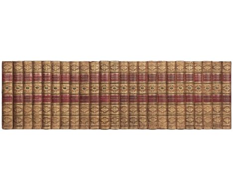 Scott (Sir Walter), Scott's Waverley Novels, 48 volumes, Edinburgh: Adam &amp; Charles Black, 1854-55, engraved frontispiece 