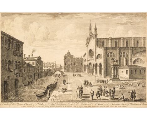 * Venice. Bowles (Thomas), A View of the Place &amp; Church of St. John &amp; St. Paul at Venice &amp; near them the Monastry