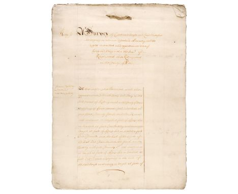 * Warwickshire. A survey of Certaine houses and Land heretofore belonging to the late dissolved Monastery with the rights mem