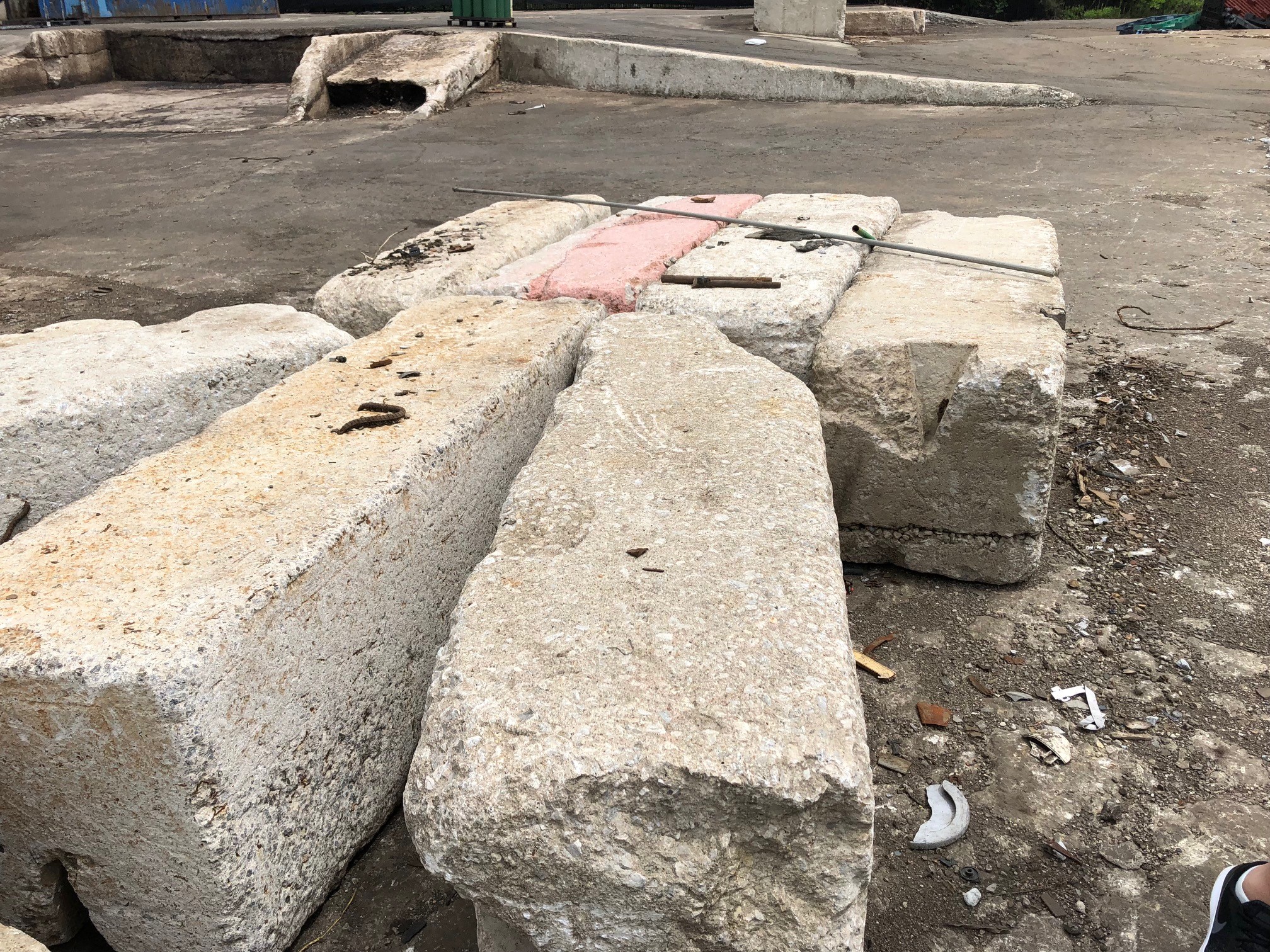 Large Quantity of Concrete Dividers