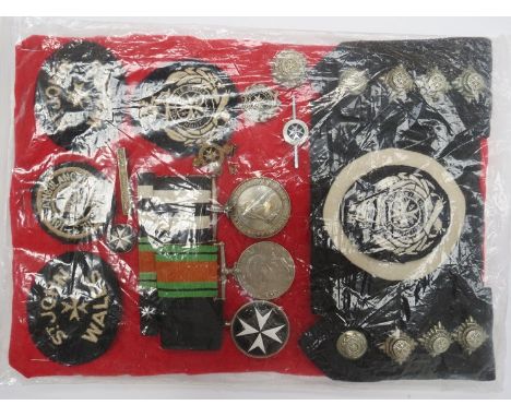 Two cases of mixed St John related items including Order of St. John breast badge, Service Medal of The Order of St. John and