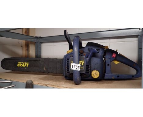 Powercraft PPCs 38cc petrol chainsaw. Not available for in-house P&amp;P 