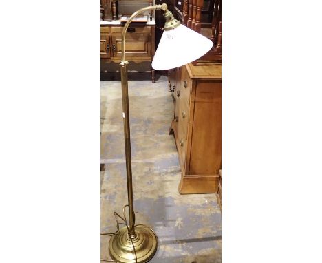 Brass down lighter lamp. Not available for in-house P&amp;P 