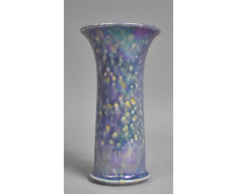 An Early 20th century Ruskin Pottery Vase Designed by William Howson Taylor, Dated 1926, Cylindrical Form with Flared Rim, Pu