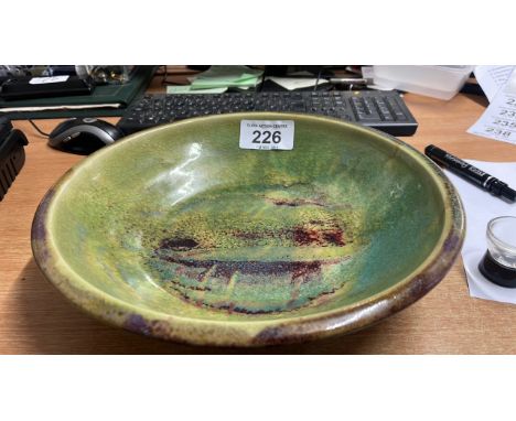  Sale Item:    NETHYBRIDGE POTTERY BOWL 13"   Vat Status:   No Vat   Buyers Premium:  This lot is subject to a Buyers Premium