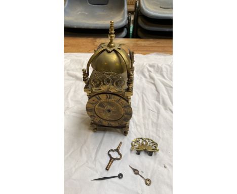  Sale Item:    BRASS LANTERN CLOCK (AF)   Vat Status:   No Vat   Buyers Premium:  This lot is subject to a Buyers Premium of 