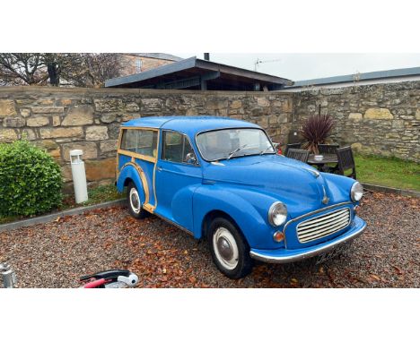  Sale Item:    1971 MORRIS MINOR TRAVELLER 1098CC REG JLH 340K  Vat Status:   No Vat   Buyers Premium:  This lot is subject t