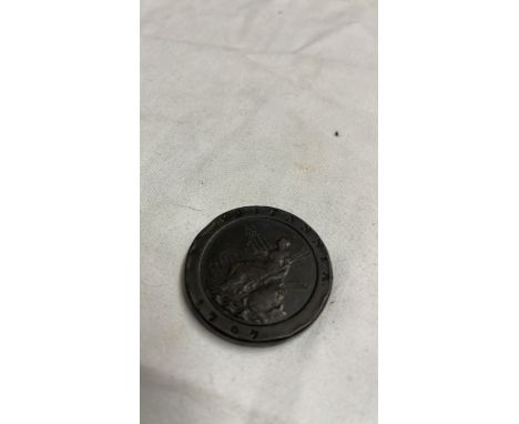  Sale Item:    1797 GEO III CART WHEEL COIN   Vat Status:   No Vat   Buyers Premium:  This lot is subject to a Buyers Premium