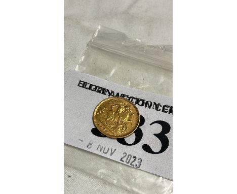  Sale Item:    1906 HALF SOVEREIGN   Vat Status:   No Vat   Buyers Premium:  This lot is subject to a Buyers Premium of 17.5%