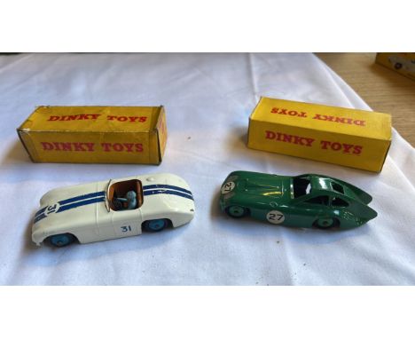  Sale Item:    DINKY 163 BRISTOL 450 COUPE &amp; 133 CUNNINGHAM C-5R ROAD RACER  Vat Status:   No Vat   Buyers Premium:  This