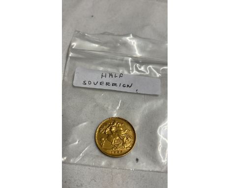  Sale Item:    1906 HALF SOVEREIGN   Vat Status:   No Vat   Buyers Premium:  This lot is subject to a Buyers Premium of 17.5%