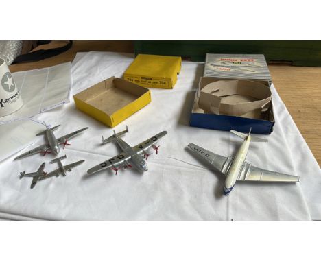  Sale Item:    DINKY 702 &amp; 704-AIRLINERS COMET &amp; YORK VIKING HAWKER FIGHTER  Vat Status:   No Vat   Buyers Premium:  