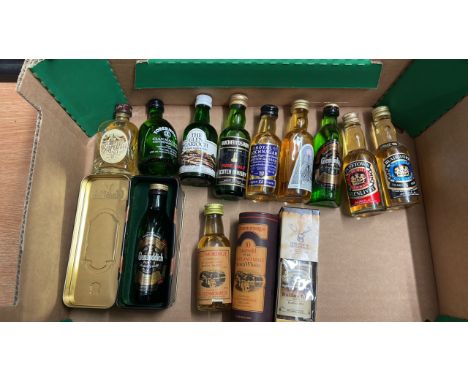  Sale Item:    BOX 12 ASSORTED MALT WHISKY MINIATURES 5CL  Vat Status:   No Vat   Buyers Premium:  This lot is subject to a B