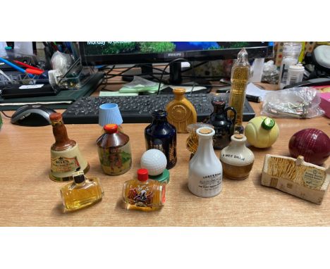  Sale Item:    BOX 16 NOVELTY WHISKY MINIATURES   Vat Status:   No Vat   Buyers Premium:  This lot is subject to a Buyers Pre