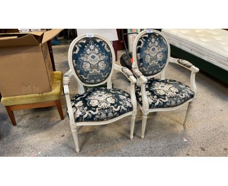  Sale Item:    2 ARM CHAIRS   Vat Status:   No Vat   Buyers Premium:  This lot is subject to a Buyers Premium of 17.5% + Vat 
