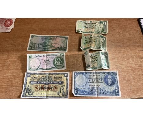  Sale Item:    7 x £1 NOTES   Vat Status:   No Vat   Buyers Premium:  This lot is subject to a Buyers Premium of 17.5% + Vat 