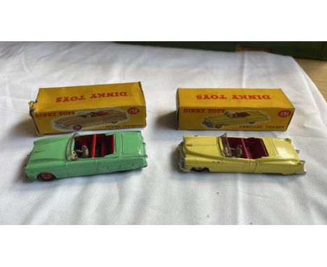  Sale Item:    DINKY 131 CADILLAC TOURER &amp; 132 PACKARD CONVERTIBLE  Vat Status:   No Vat   Buyers Premium:  This lot is s