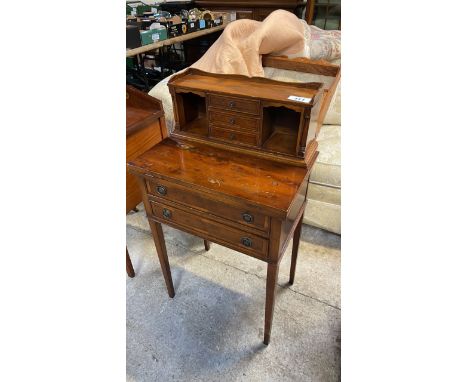  Sale Item:    REPRO YEW WOOD DESK (AF)   Vat Status:   No Vat   Buyers Premium:  This lot is subject to a Buyers Premium of 