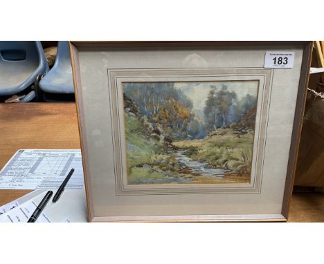  Sale Item:    W C PAINTING BY DOROTHY BROWN AUTUMN STREAM  Vat Status:   No Vat   Buyers Premium:  This lot is subject to a 