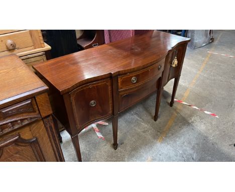  Sale Item:    MAHOGANY INLAID SIDEBOARD   Vat Status:   No Vat   Buyers Premium:  This lot is subject to a Buyers Premium of