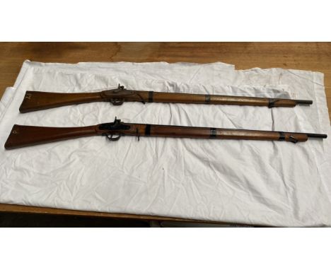  Sale Item:    2 WOODEN TRAINING RIFLES   Vat Status:   No Vat   Buyers Premium:  This lot is subject to a Buyers Premium of 