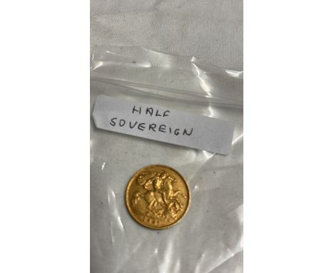  Sale Item:    1907 HALF SOVEREIGN   Vat Status:   No Vat   Buyers Premium:  This lot is subject to a Buyers Premium of 17.5%