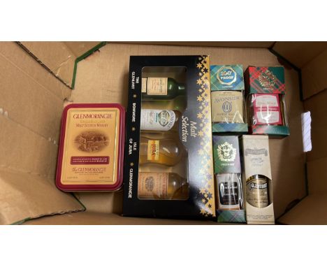  Sale Item:    BOX-10 MALT WHISKY MINIATURES 5CL  Vat Status:   No Vat   Buyers Premium:  This lot is subject to a Buyers Pre