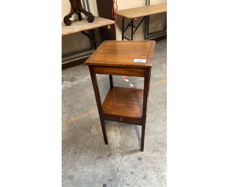  Sale Item:    MAHOGANY BEDSIDE TABLE (AF)   Vat Status:   No Vat   Buyers Premium:  This lot is subject to a Buyers Premium 