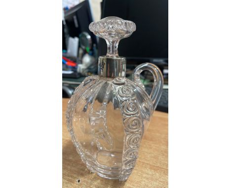  Sale Item:    SILVER NECK DECANTER   Vat Status:   No Vat   Buyers Premium:  This lot is subject to a Buyers Premium of 17.5