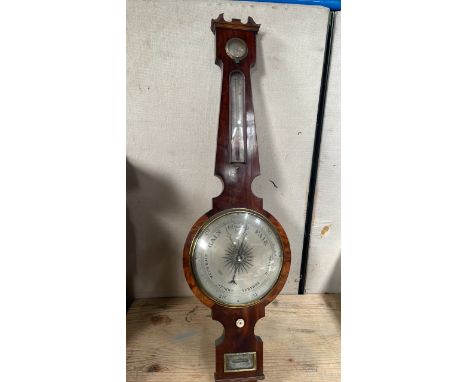  Sale Item:    MAHOGANY BAROMETER (AF)   Vat Status:   No Vat   Buyers Premium:  This lot is subject to a Buyers Premium of 1