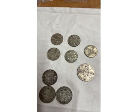  Sale Item:    ASSORTED FLORINS DOUBLE FLORIN HALF CROWNS &amp; CROWN  Vat Status:   No Vat   Buyers Premium:  This lot is su