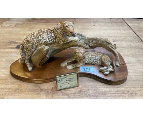  Sale Item:    LTD EDITION SCULPTURE LEOPARDS BY C RATTRAY  Vat Status:   No Vat   Buyers Premium:  This lot is subject to a 