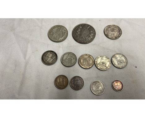  Sale Item:    12 X ASSORTED BRITISH COINS   Vat Status:   No Vat   Buyers Premium:  This lot is subject to a Buyers Premium 