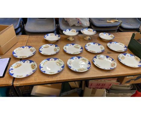  Sale Item:    14 PCS  PLATES &amp; SERVING DISHES (AF)  Vat Status:   No Vat   Buyers Premium:  This lot is subject to a Buy