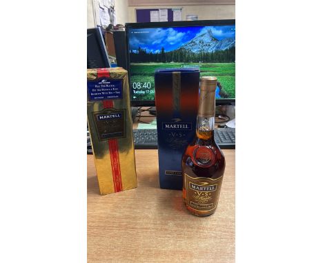  Sale Item:    BOX 2 x 70CL MARTELL COGNAC 40% VOL  Vat Status:   No Vat   Buyers Premium:  This lot is subject to a Buyers P