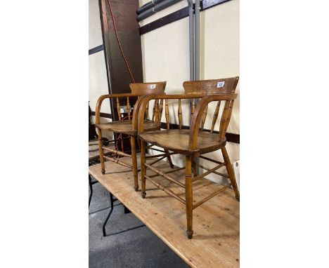  Sale Item:    PAIR DESK CHAIRS (AF)   Vat Status:   No Vat   Buyers Premium:  This lot is subject to a Buyers Premium of 17.