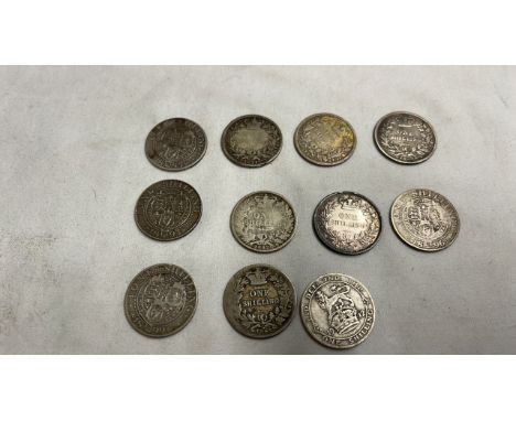  Sale Item:    11 x 1 SHILLINGS MIXED DATES   Vat Status:   No Vat   Buyers Premium:  This lot is subject to a Buyers Premium
