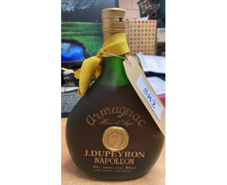  Sale Item:    J DUPEYRON NAPOLEON ARMAGNAC 100 CL 40% VOL  Vat Status:   No Vat   Buyers Premium:  This lot is subject to a 