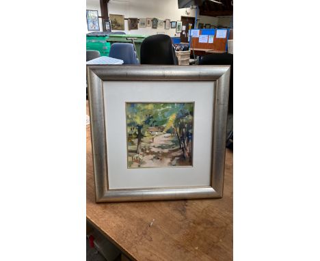  Sale Item:    ACRYLIC ON CANVAS- FETCHING WATER KATE PHILP  Vat Status:   No Vat   Buyers Premium:  This lot is subject to a