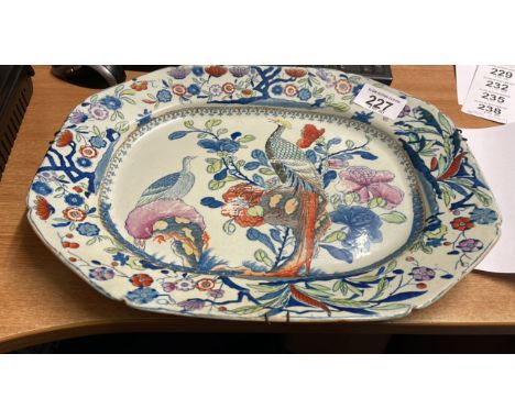  Sale Item:    LARGE IRONSTONE ASHET (AF)   Vat Status:   No Vat   Buyers Premium:  This lot is subject to a Buyers Premium o