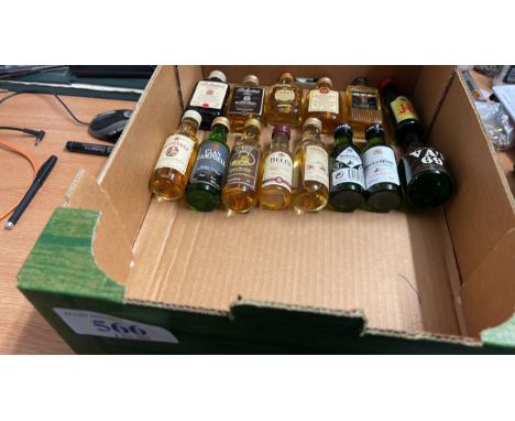  Sale Item:    BOX 14 MINIATURES-WHISKY   Vat Status:   No Vat   Buyers Premium:  This lot is subject to a Buyers Premium of 